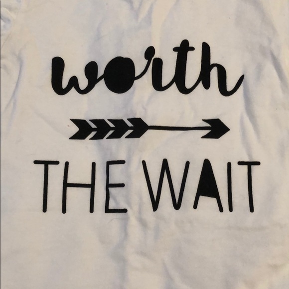 “Worth The Wait” onesie - Picture 4 of 4